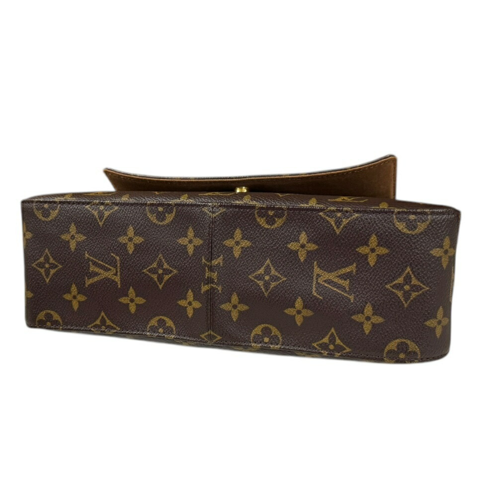 LOUIS VUITTON Brown Monogram Canvas Shoulder Bag - Picture 5 of 10